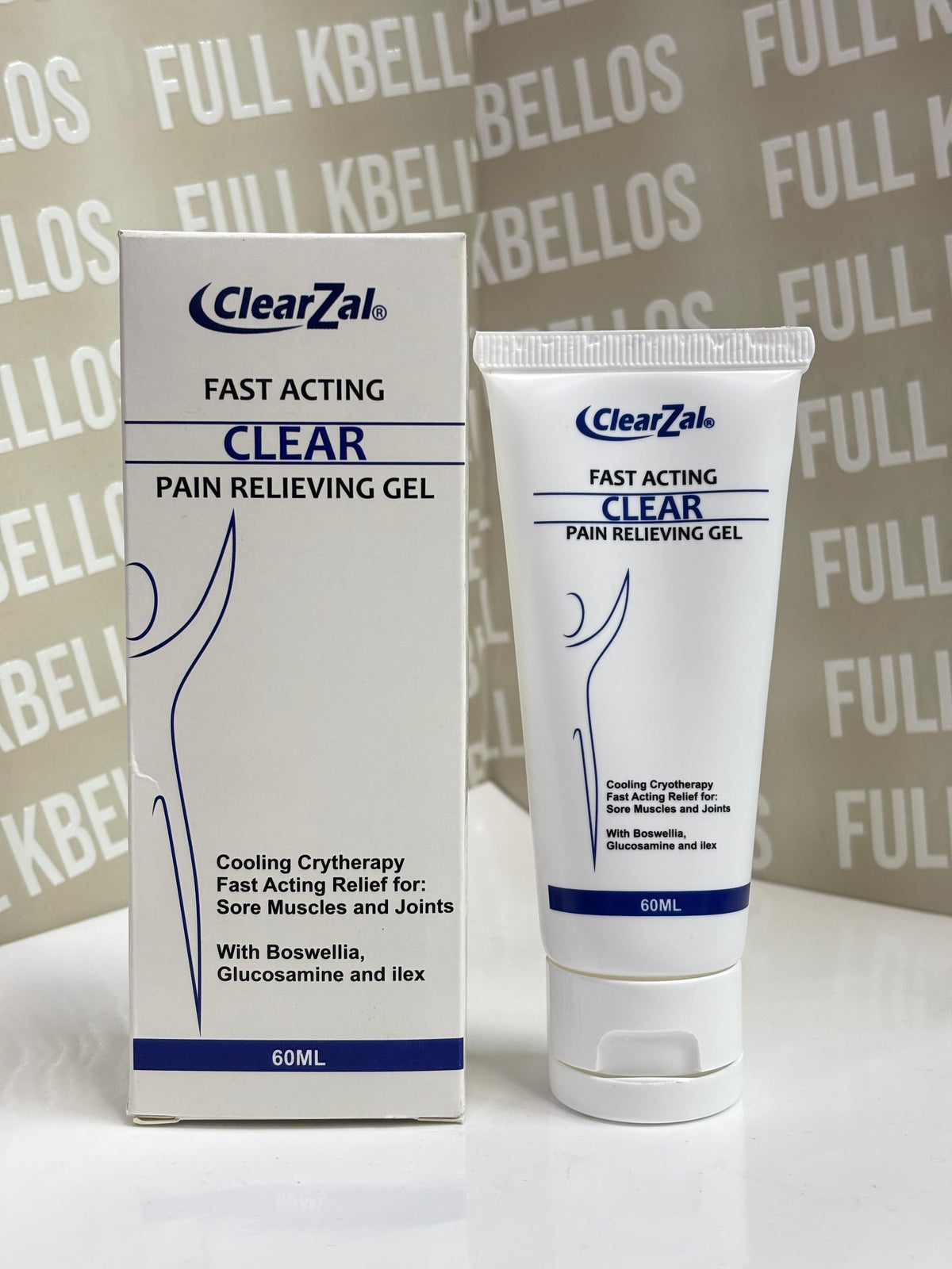 Clearzal Fast Acting Clear 60ml - Alivia la tensión muscular y dolores en cintura, piernas, rodillas, hombros y cuello.