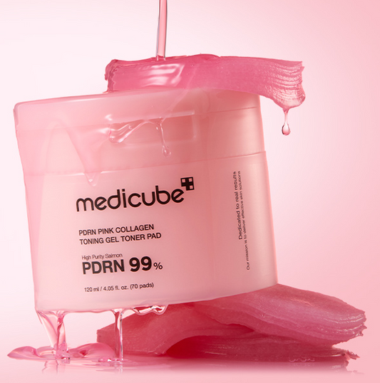Almohadillas de esperma de salmo MEDICUBE (70pads)- Hidrata, regenera, da luminosidad e  hidrata profundamente