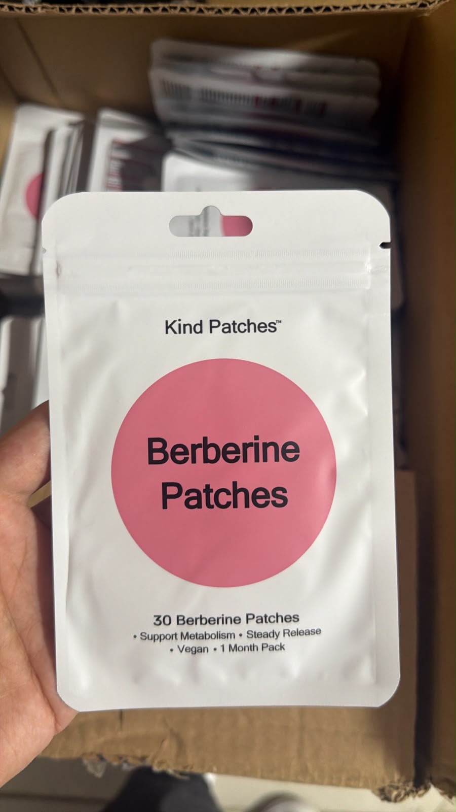 Berberine Patches x30 UNI–  mejora tu metabolismo, controla antojos y controla tu peso con tan solo 1 parche has por 8 horas