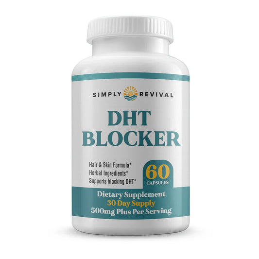 DHT Blocker- Apto para Hombres Y Mujeres - Previene La Caída Del Cabello Y Promueve El Crecimiento Saludable