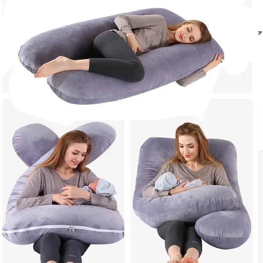 Almohadas Premium Confort Multi Funcional para Embarazo - Despídete de molestos dolores de espalda y Disfruta de una comodidad que no imaginas